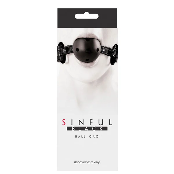 Sinful Ball Gag - Black