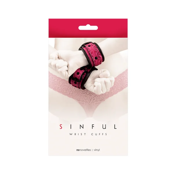 SINFUL WRIST CUFFS PINK