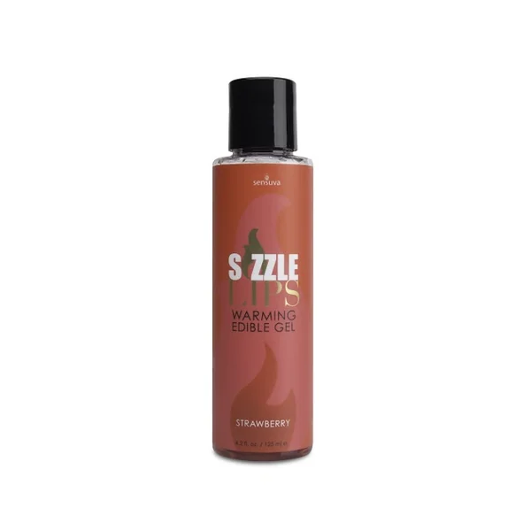 SIZZLE LIPS WARMING GEL STRAWBERRY 4.2 OZ
