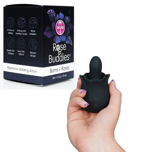 Skins Rose Buddies Bums N Roses USB Rechargeable Anal Vibrator
