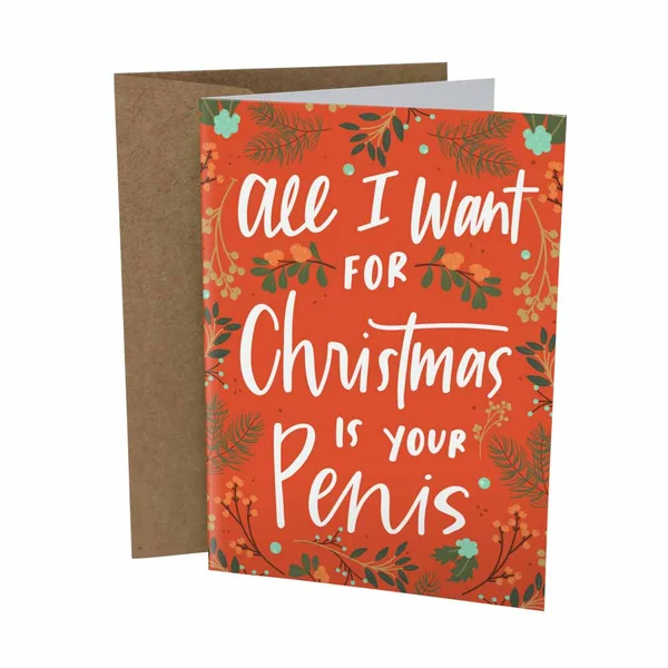 Sleazy Greetings – All I Want For Christmas Card