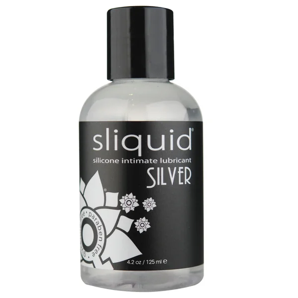 Sliquid Naturals Silver Silicone Intimate Lubricant - 4.2oz