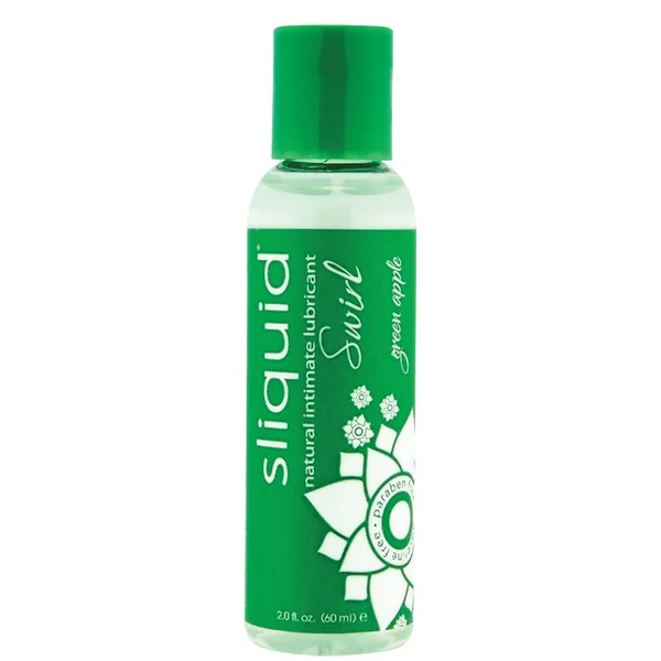 Sliquid Naturals Swirl Intimate Lubricant - Green Apple 2oz
