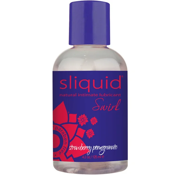 Sliquid Naturals Swirl Intimate Lubricant - Strawberry Pomegranate 4.2oz