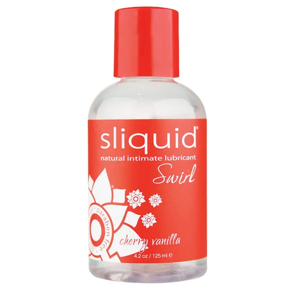 Sliquid Naturals Swirl Lubricant - 4.2 Oz Cherry Vanilla