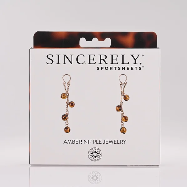 S&M – Amber Nipple Jewelry