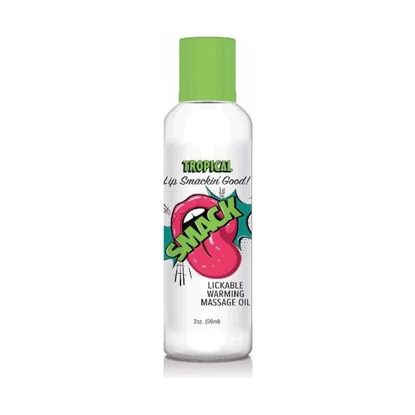 Smack Warming & Lickable Massage Oil Tropical by Little Geenie