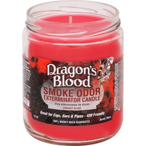Smoke Odor Candle Dragons Blood 13OZ