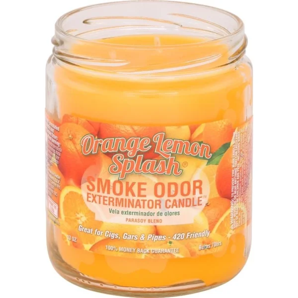 Smoke Odor Candle Orange Lemon Splash 13OZ