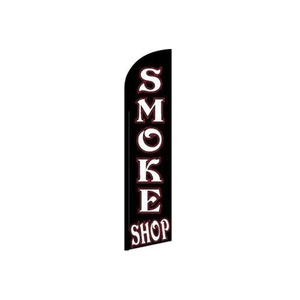 Smoke Shop (Black) Windless Super Flag