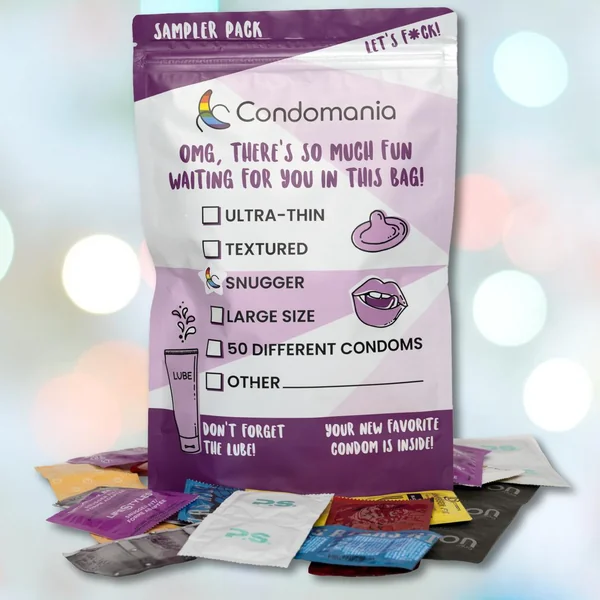 Snugger Fitting Condom Sampler