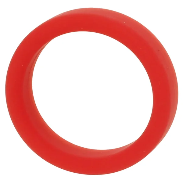 Soft Silicone C-Ring in Red