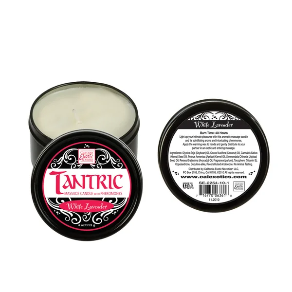 SOY CANDLES W/PHEROMONES WHITE LAVENDER