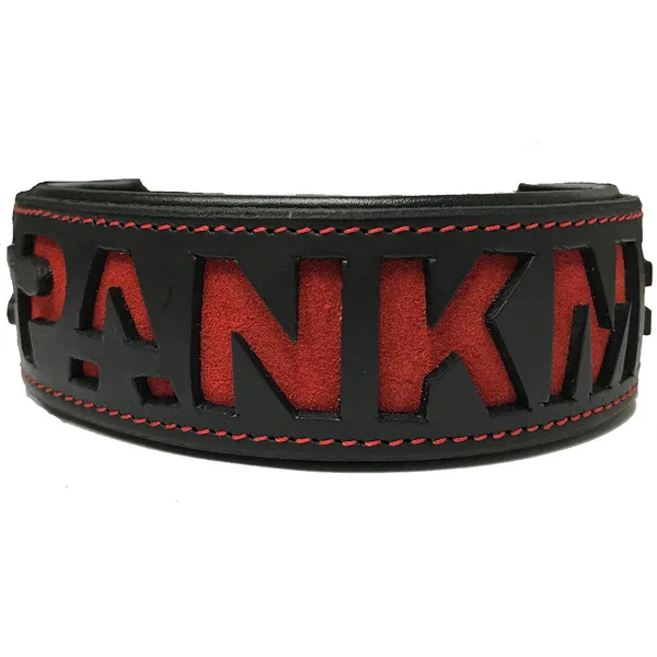 Spank Me Cut Out Leather Collar