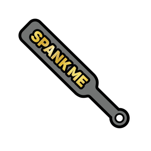 SPANK ME PADDLE PIN (NET)