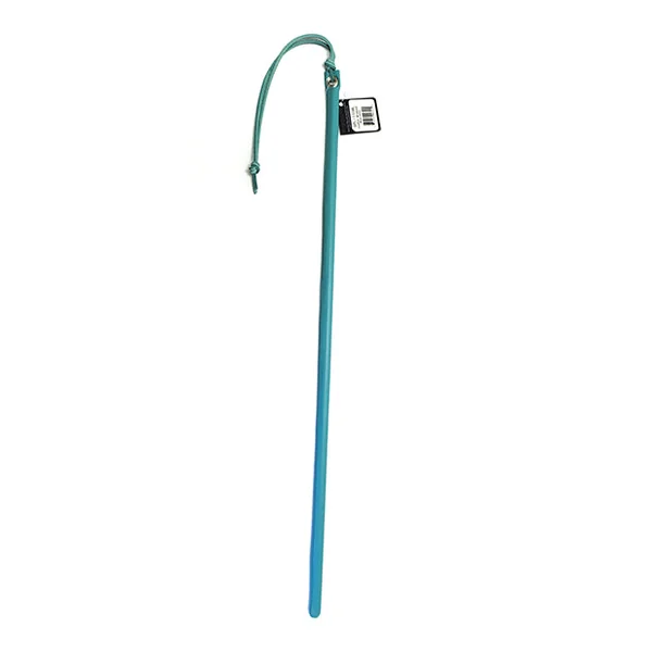 Spartacus 24" Leather Wrapped Cane - Baby Blue