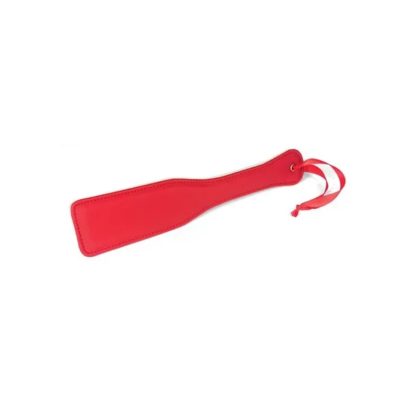 Spartacus PU Paddle w/Reverse Plush – Red