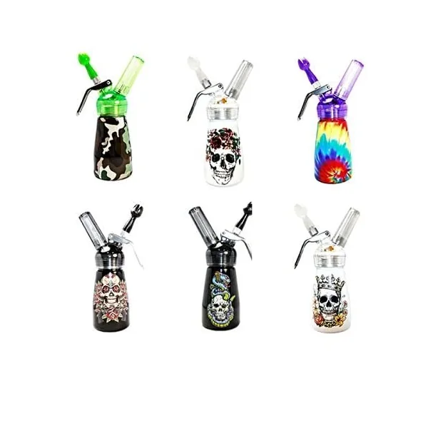 Special Blue Canister Skull & Snake 1/2 Pint Dispenser