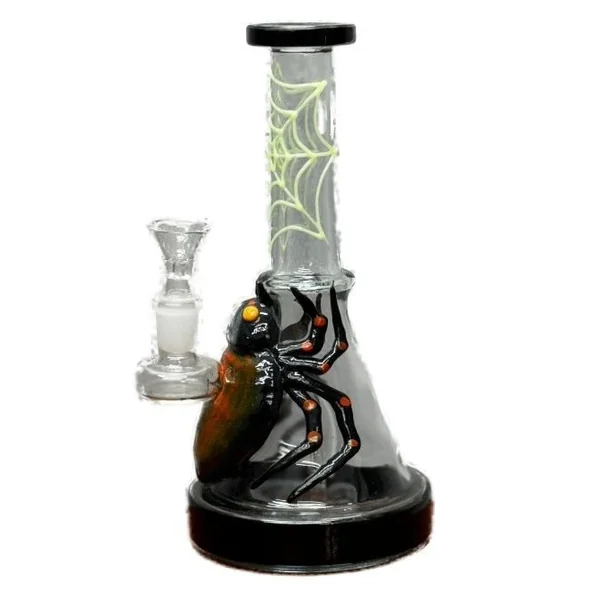 Spider Beaker Waterpipe With Web