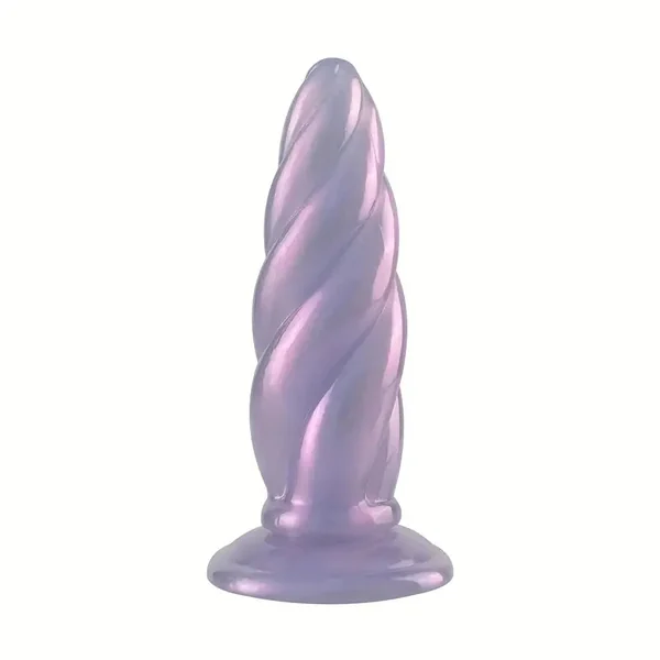 Spiral Penis Spiral Dildo Penis Big Butt Plug Soft Silicone Anal Plug