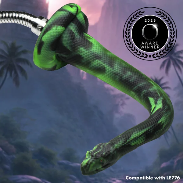 Spitting Serpent Silicone Enema Snake
