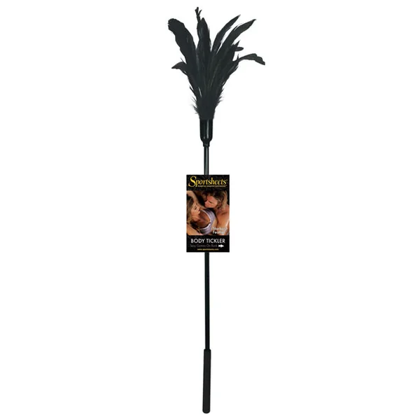 Sportsheets Body Tickler Starburst Feather - Black
