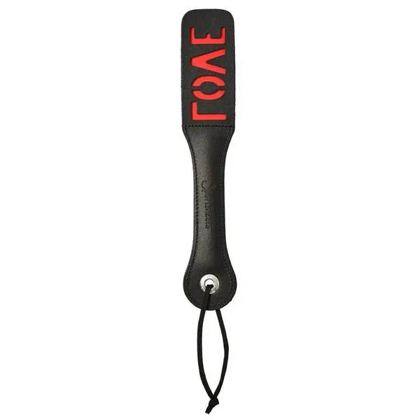 Sportsheets Leather LOVE Impression Paddle