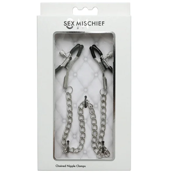 Sportsheets Sex & Mischief Chained Nipple Clamps
