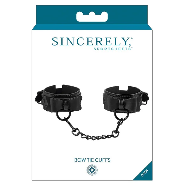 Sportsheets Sincerely Bow Tie Cuffs