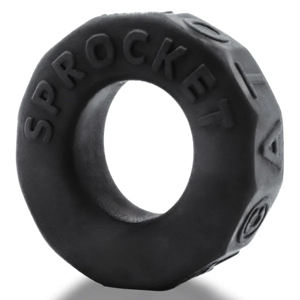 Sprocket Comfort No-Roll Cockring - Black