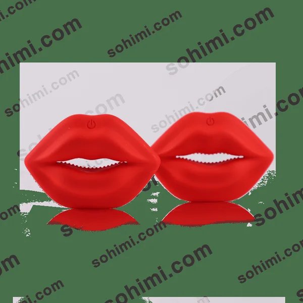 SSCHU-ROSE| Nipple Clamps Lips Kiss Vibrator Sex Toy