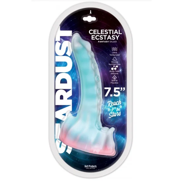 STARDUST CELESTIAL ECSTACY 7.5 IN SILICONE DILDO