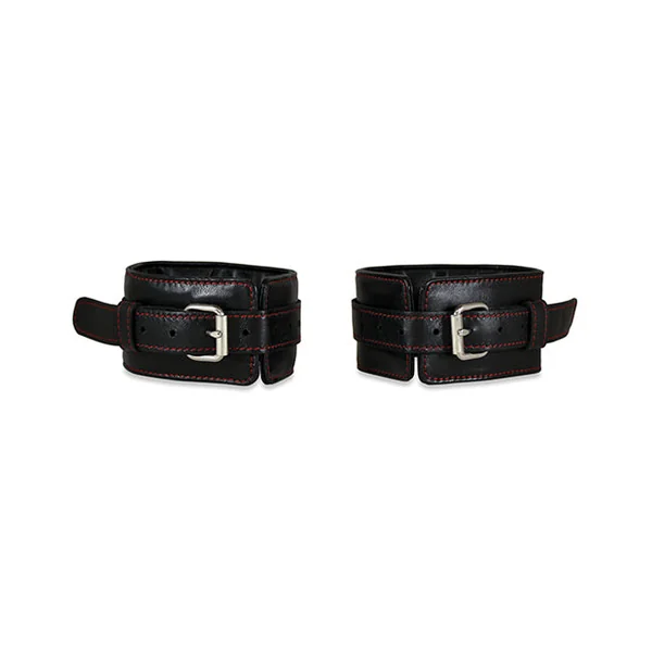 Sultra Lambskin Ankle Cuffs - Black