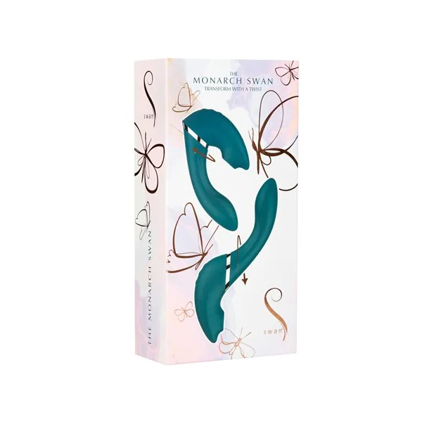 Swan the Monarch Swan Transformer Teal