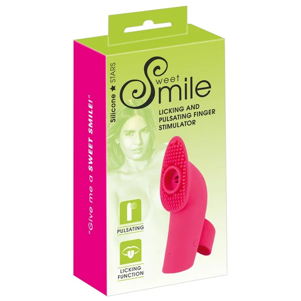 Sweet Smile – Lick & Pulse Finger Stimulator