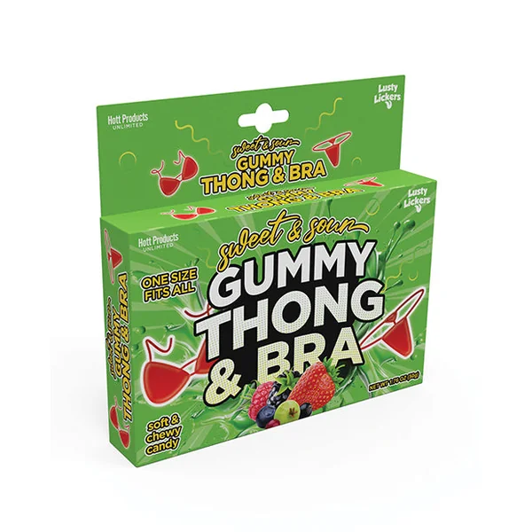 Sweet & Sour Gummy Thong & Bra