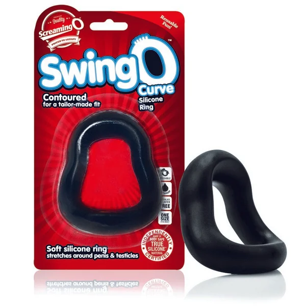 Swingo Curved Cock Ring by Screaming O