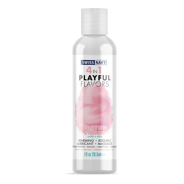Swiss Navy 4 In 1 Playful Flavors Cotton Candy - 1 Oz