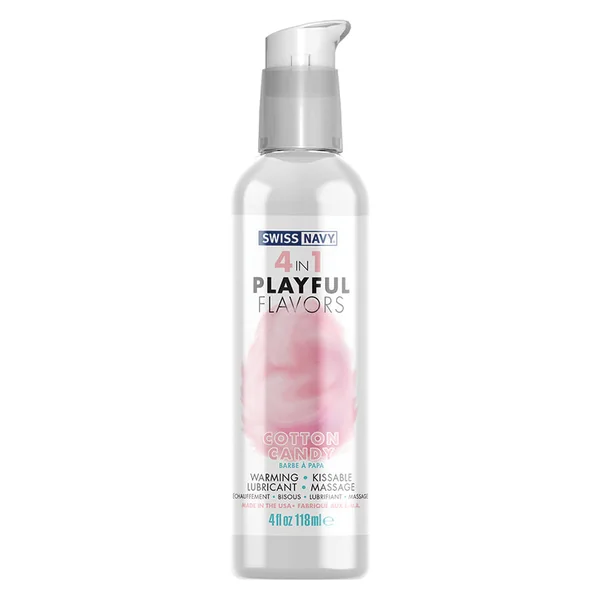 Swiss Navy 4 In 1 Playful Flavors - Cotton Candy 4oz