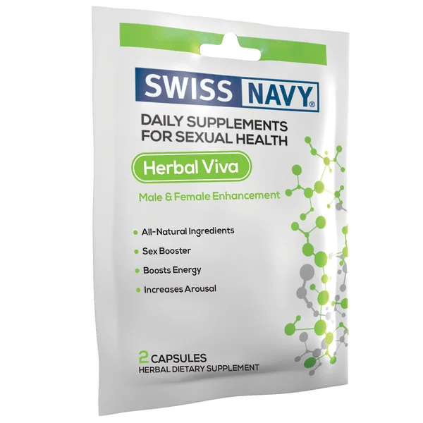 Swiss Navy Herbal Viva Him & Her Enhancement - 2 Ct