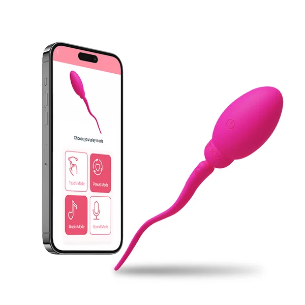 Tadpole Jumping Egg Vibrator Female G-spot Remote Control APP