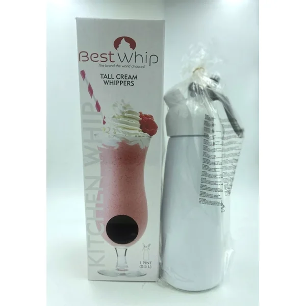 Tall Cream Whipper 1 Pint - White