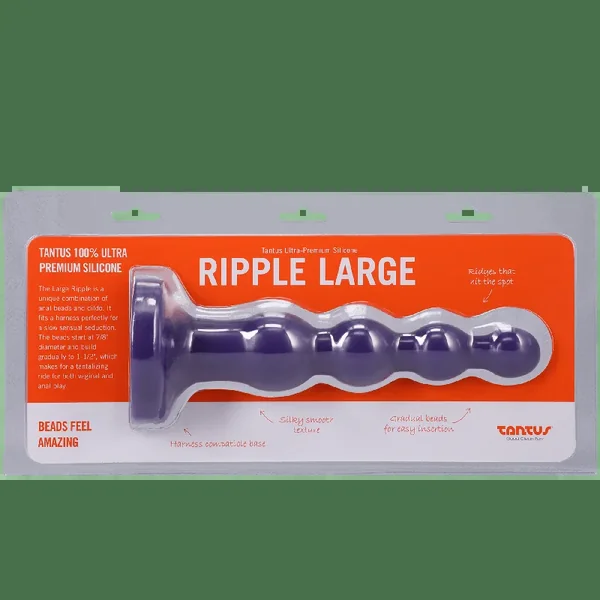 Tantus Ripple Large Silicone Butt Plug