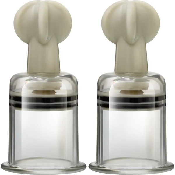 Temptasia Clit And Nipple Large Twist Suckers - Set of 2 By Blush