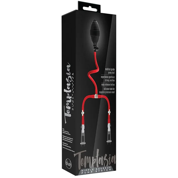 Temptasia Nipple Squeeze Black Pump