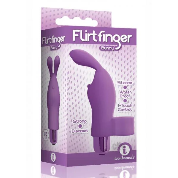The 9's Flirtfinger Vibrator-Bunny