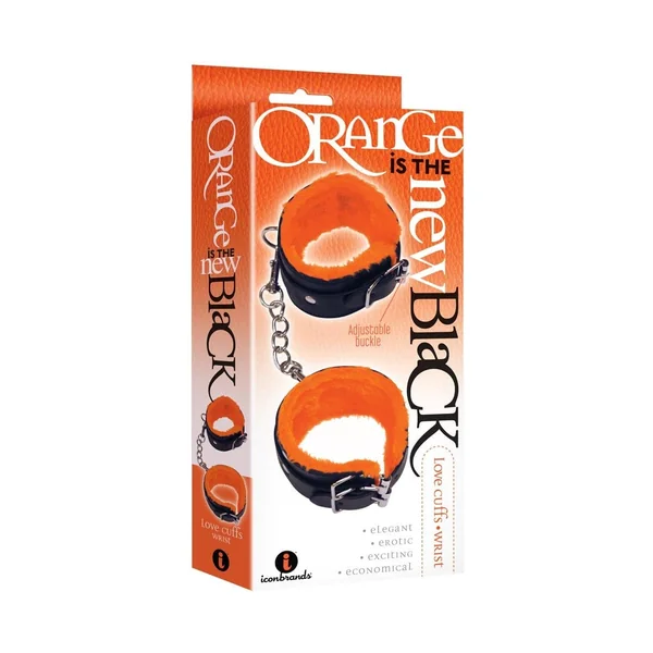 The 9's Orange Is the New Black Love Cuffs Wrist - Black