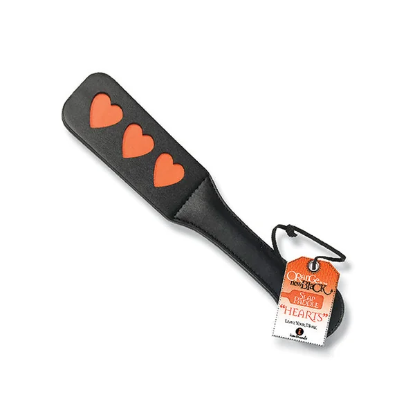 The 9's Orange Is The New Black Slap Paddle - Hearts