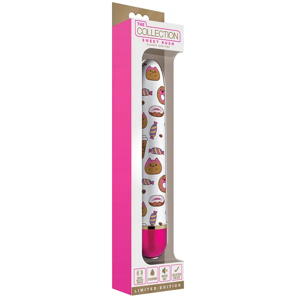 The Collection Sweet Rush Classic Slim Vibe Pink 7-Inch Vibrator