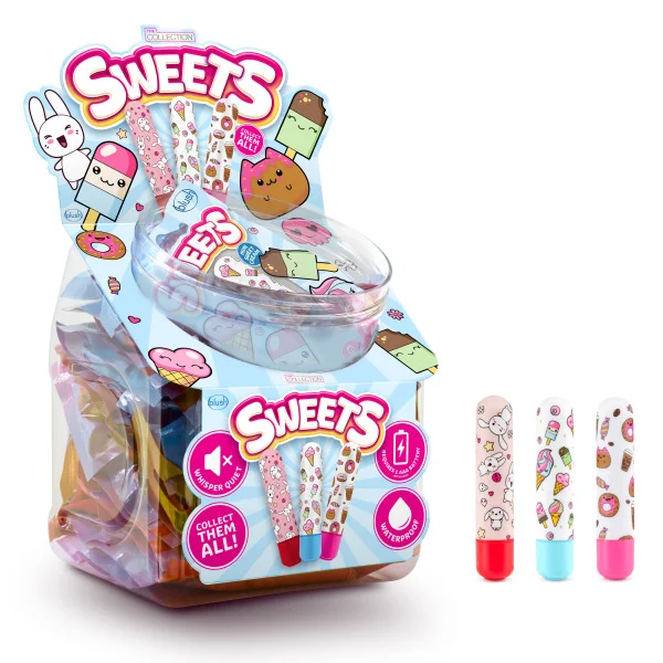 THE COLLECTION SWEETS BULLET FISHBOWL DISPLAY 36 PCS